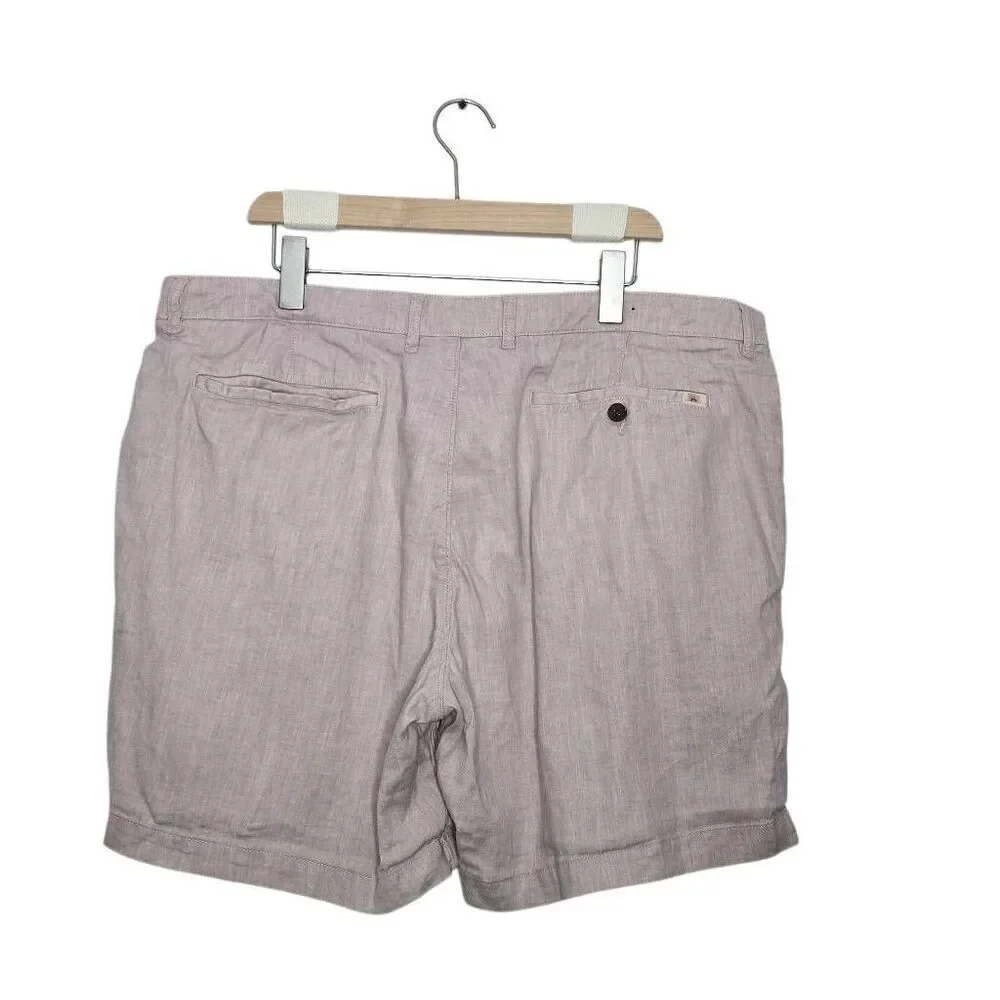 Faherty Shorts Linen Cotton Size 40 Men's Shorts Beach Casual